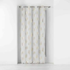 Rideau à œillets Sunny Gold 140x260 Cm