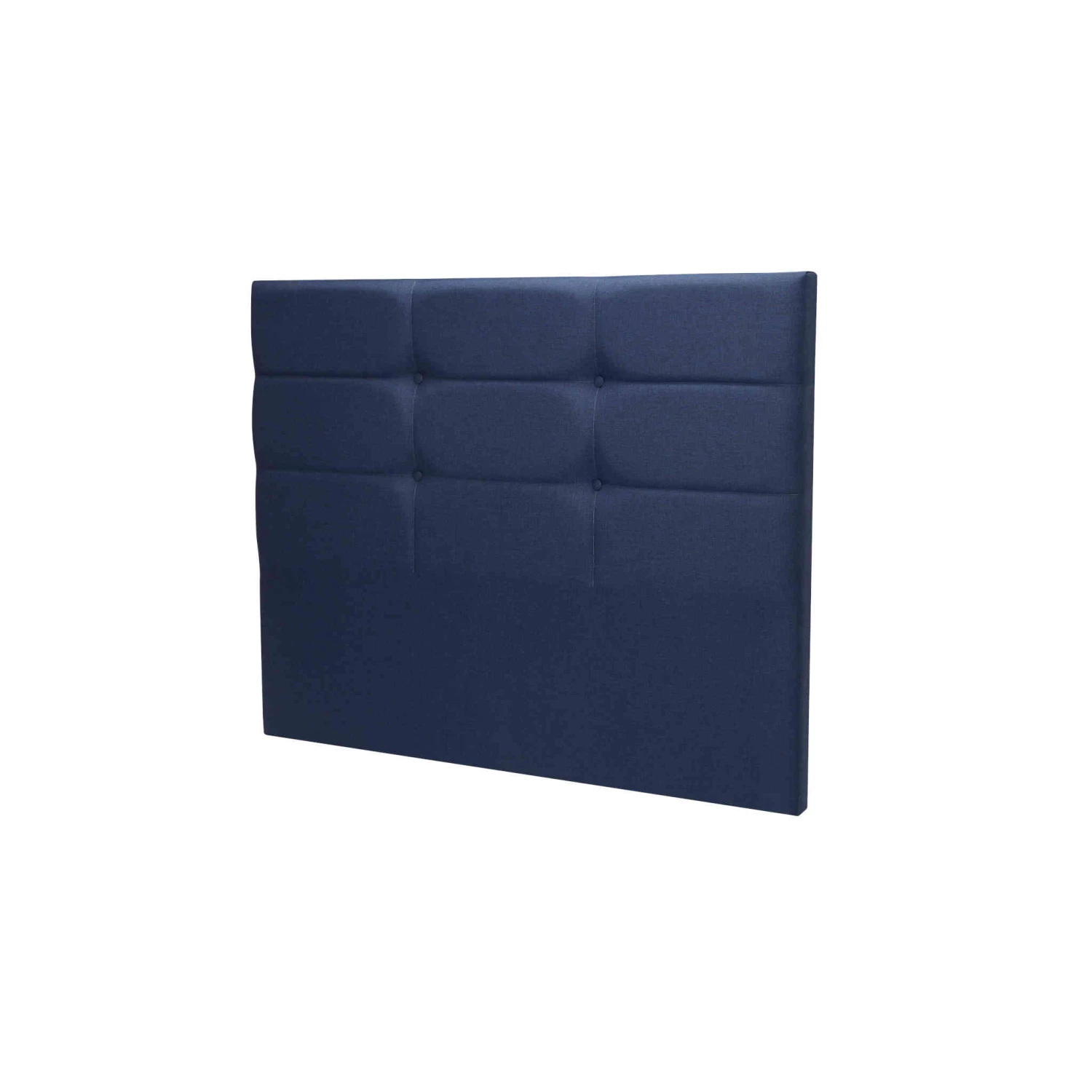 Tête De Lit Déco Cozy Chiné Bleu Nuit - Merinos 3 Tête De Lit Déco Cozy Chiné Bleu Nuit - Merinos