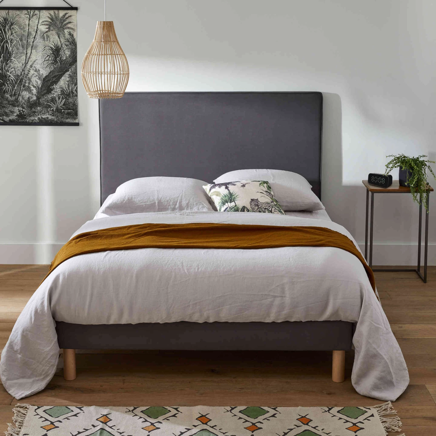 Tête De Lit Déco Melty Gris Béton - Merinos 4 Tête De Lit Déco Melty Gris Béton - Merinos – Image 2