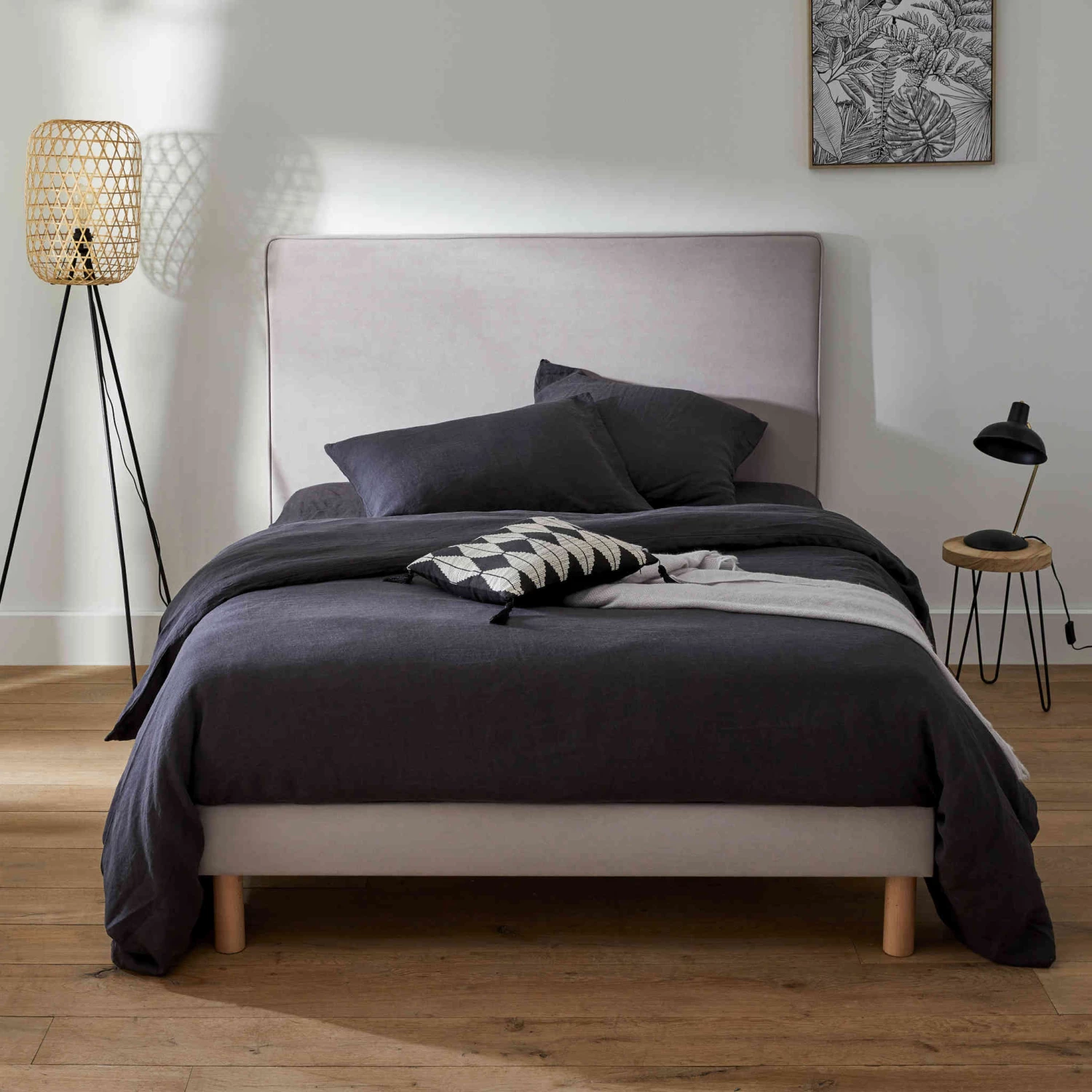 Tête De Lit Déco Melty Chiné Sable - Merinos 4 Tête De Lit Déco Melty Chiné Sable - Merinos – Image 2