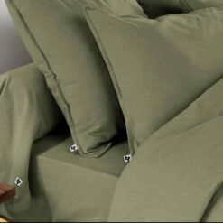 Taie D'oreiller Flanelle Kaki 8 Taie D'oreiller Flanelle Kaki -Doublures De Lit Soldes 2024 taie oreiller candice rom zoom