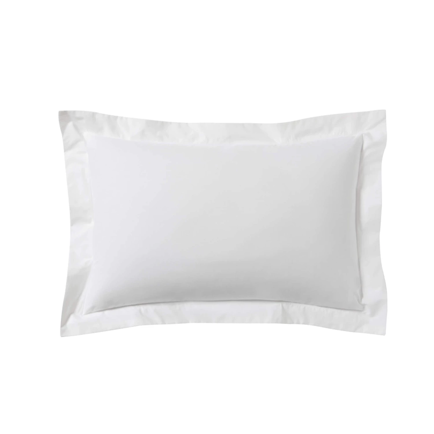 Lot De 2 Taies D'oreillers Blanc 100% Coton Biologique 6 Lot De 2 Taies D'oreillers Blanc 100% Coton Biologique – Image 4