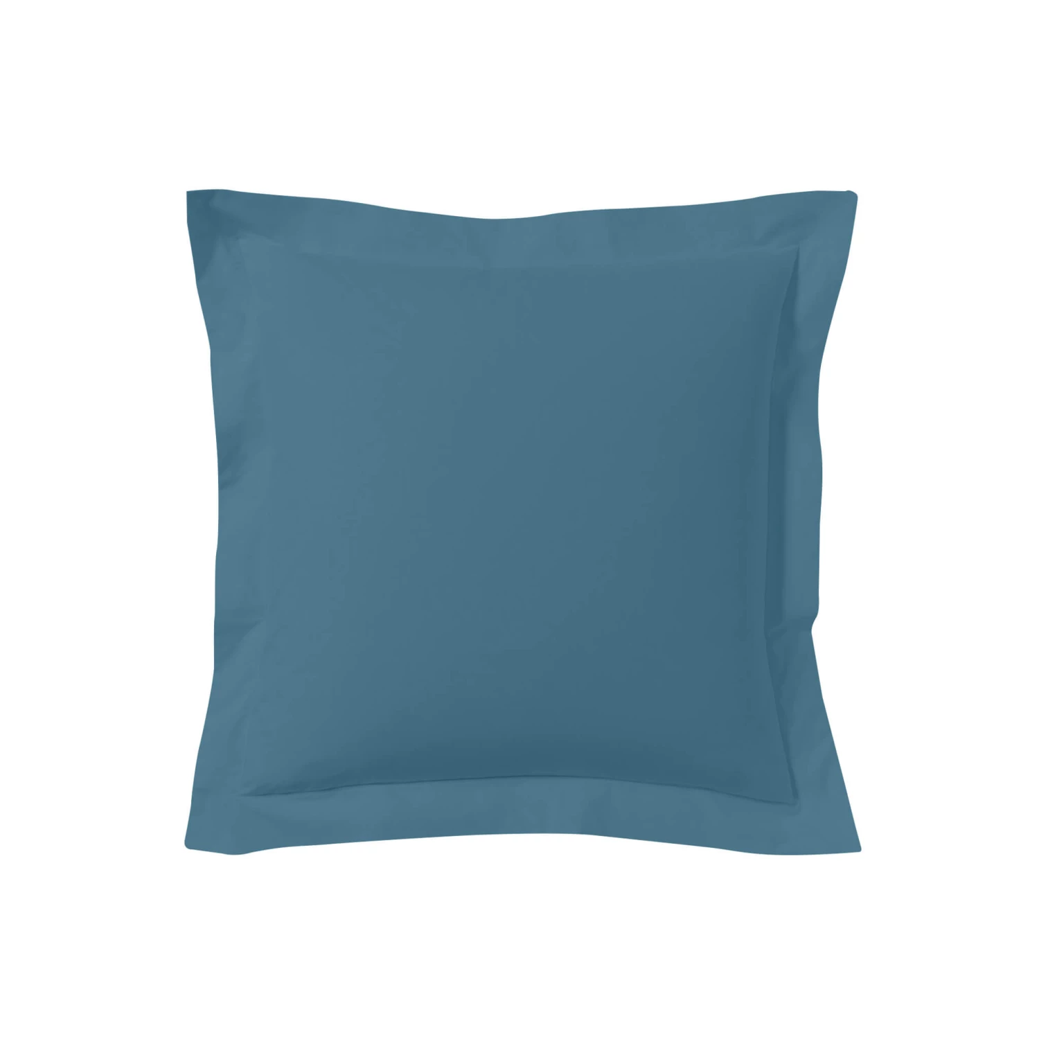 Lot De 2 Taies D'oreillers Bleu Minéral 100% Coton Biologique 4 Lot De 2 Taies D'oreillers Bleu Minéral 100% Coton Biologique – Image 2