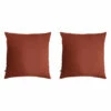 Lot De 2 Taies D'oreillers Double Gaze De Coton Orange Terracotta 1 Lot De 2 Taies D'oreillers Double Gaze De Coton Orange Terracotta -Doublures De Lit Soldes 2024 taie oreiller orange fond blanc 1 1 1