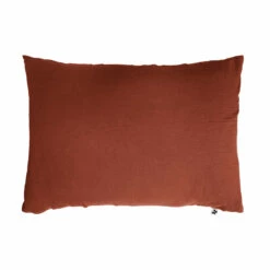 Taie D'oreiller Double Gaze De Coton Orange Terracotta 7 Taie D'oreiller Double Gaze De Coton Orange Terracotta -Doublures De Lit Soldes 2024 taie oreiller orange fond blanc 2