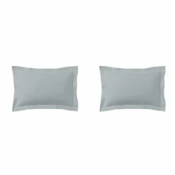 Lot De 2 Taies D'oreillers Percale Archipel 8 Lot De 2 Taies D'oreillers Percale Archipel -Doublures De Lit Soldes 2024 taie oreiller percale archipel fond blanc 3