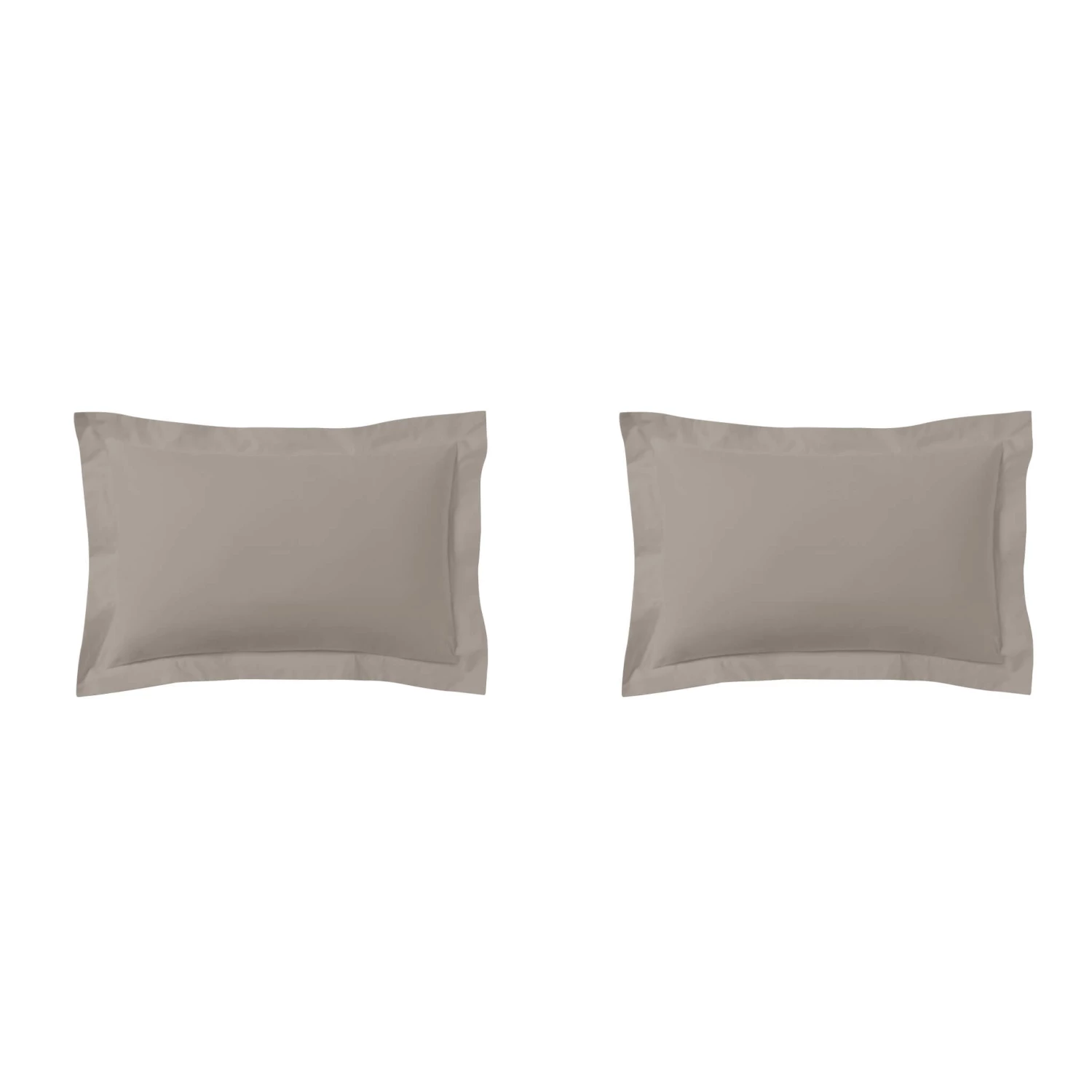 Lot De 2 Taies D'oreillers Percale Lin 5 Lot De 2 Taies D'oreillers Percale Lin – Image 3