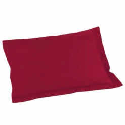 Taie D'oreiller Biolina En Coton Biologique 36 Taie D'oreiller Biolina En Coton Biologique -Doublures De Lit Soldes 2024 taie oreiller rectangle biolina bordeaux fond blanc 1