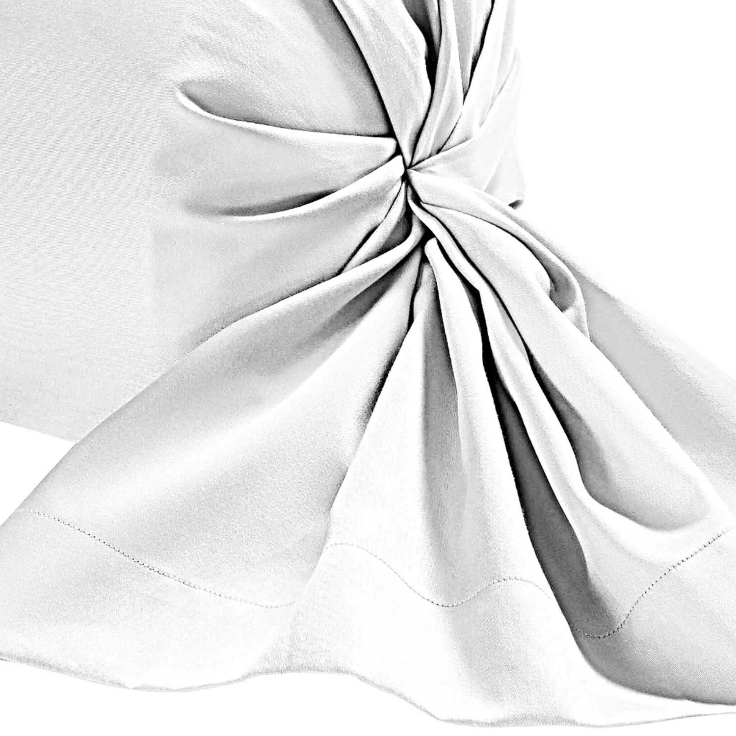 Taie De Traversin Blanc 100% Lin 4 Taie De Traversin Blanc 100% Lin – Image 2