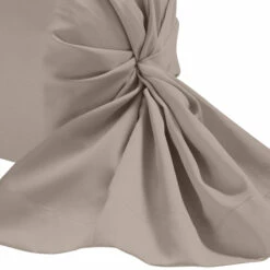 Taie De Traversin Percale Lin -Doublures De Lit Soldes 2024 taie traversin percale lin fond blanc 2