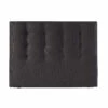 Tête De Lit Déco Telica Velours Anthracite - Bultex 1 Tête De Lit Déco Telica Velours Anthracite - Bultex -Doublures De Lit Soldes 2024 tdl bul telica velours anthracite face