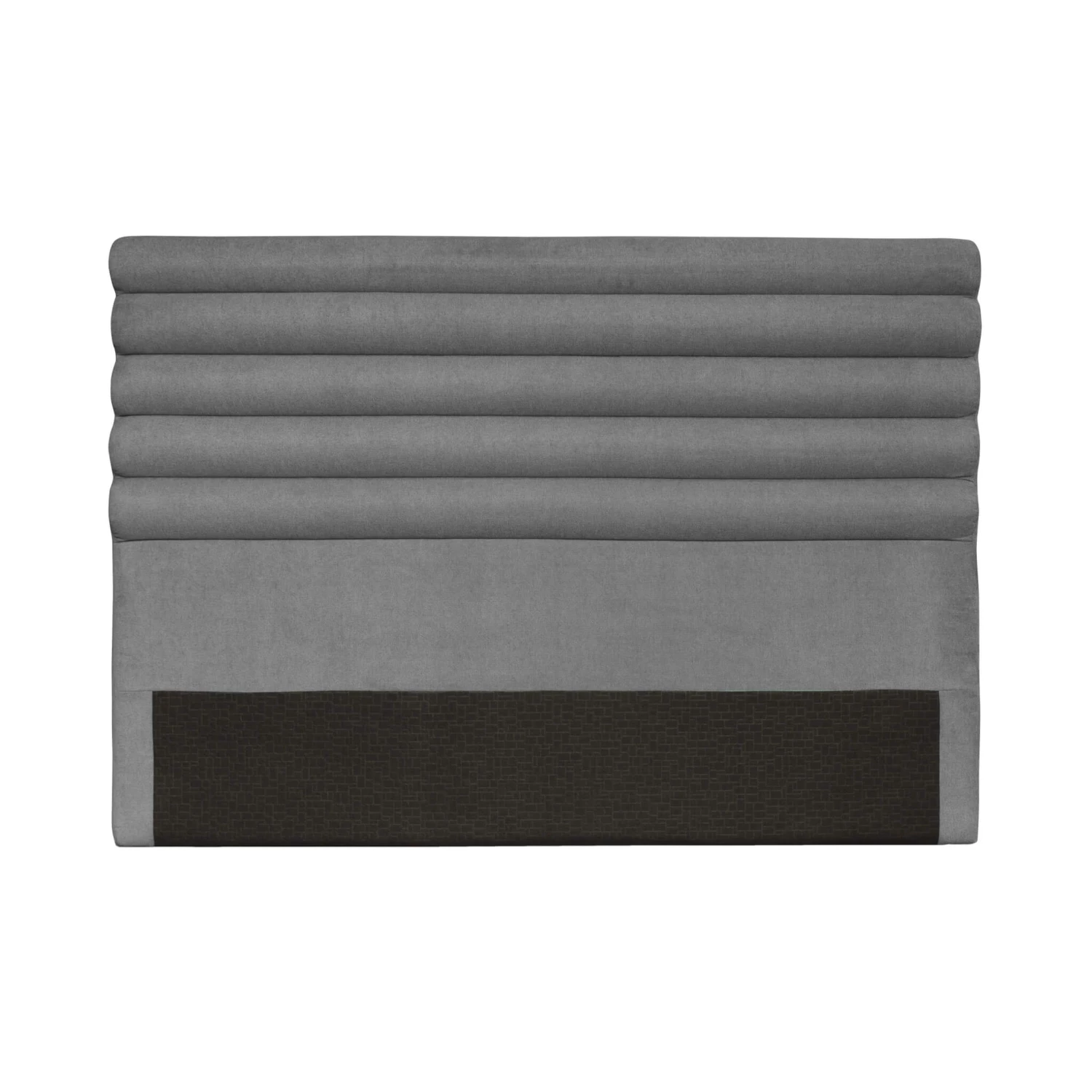 Tête De Lit Déco Tissu Aspect Bombé Gris 3 Tête De Lit Déco Tissu Aspect Bombé Gris