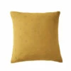 Taie D'oreiller Brodée Double Gaze De Coton Jaune Safran 1 Taie D'oreiller Brodée Double Gaze De Coton Jaune Safran -Doublures De Lit Soldes 2024 to carrer boho jaune saf