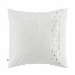 Taie D'oreiller Brodée Plis Religieuses Blanc