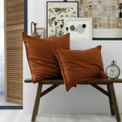 Taie D'oreiller Flanelle Orange 9 Taie D'oreiller Flanelle Orange -Doublures De Lit Soldes 2024 to ambiance orange