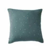 Taie D'oreiller à Pois Brodés Double Gaze De Coton Bleu Canard 1 Taie D'oreiller à Pois Brodés Double Gaze De Coton Bleu Canard -Doublures De Lit Soldes 2024 tocarr chic bleucanard