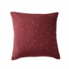 Taie D'oreiller à Pois Brodés Double Gaze De Coton Bordeaux 2 Taie D'oreiller à Pois Brodés Double Gaze De Coton Bordeaux -Doublures De Lit Soldes 2024 tocarr chic bordeaux