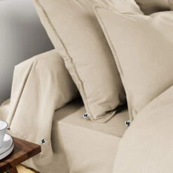 Taie De Traversin Flanelle Beige 7 Taie De Traversin Flanelle Beige -Doublures De Lit Soldes 2024 tt candice beige ambiance