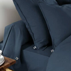 Taie De Traversin Flanelle Marine 7 Taie De Traversin Flanelle Marine -Doublures De Lit Soldes 2024 tt candice marine ambiance