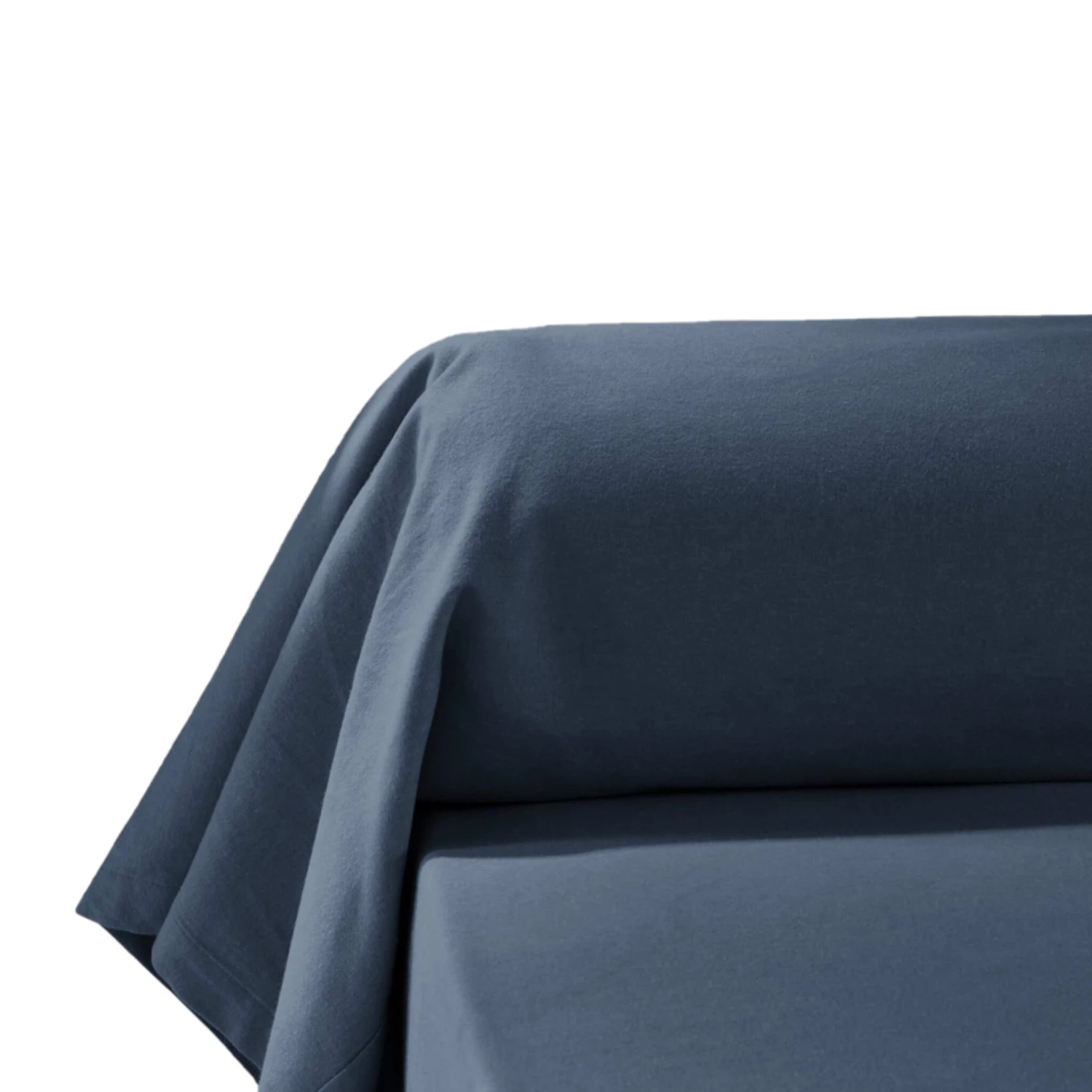 Taie De Traversin Flanelle Marine 4 Taie De Traversin Flanelle Marine – Image 2