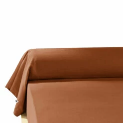 Taie De Traversin Flanelle Orange