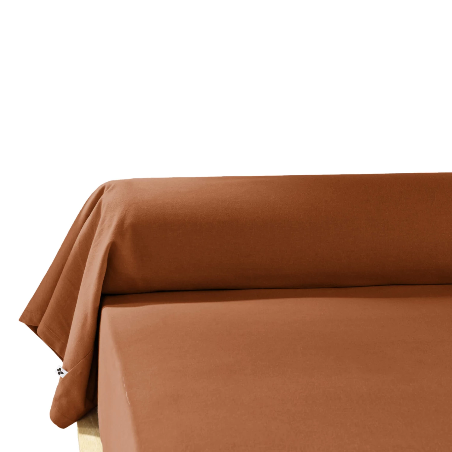 Taie De Traversin Flanelle Orange 3 Taie De Traversin Flanelle Orange