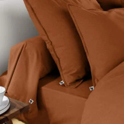 Taie De Traversin Flanelle Orange 7 Taie De Traversin Flanelle Orange -Doublures De Lit Soldes 2024 tt candice orange ambiance