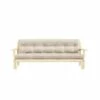 Banquette UNWIND En Pin Massif Naturel Avec Matelas Futon 130x190 2 Banquette UNWIND En Pin Massif Naturel Avec Matelas Futon 130x190 -Doublures De Lit Soldes 2024 unwind face beige fond blanc