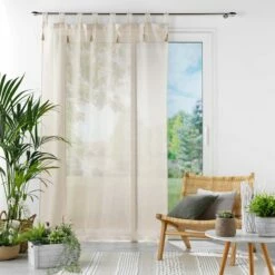 Voilage à Passant Dalila 140x240 9 Voilage à Passant Dalila 140x240 -Doublures De Lit Soldes 2024 voilage a passant dalila lin ambiance