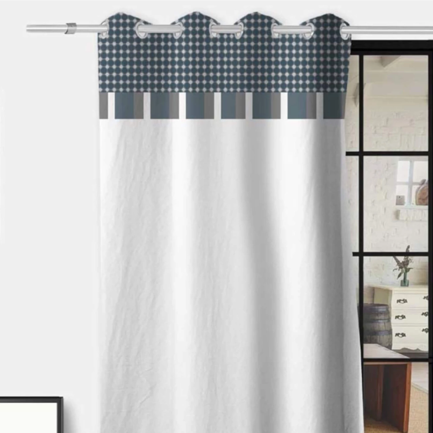 Voilage à œillets Lisbonne 135x250 Cm 4 Voilage à œillets Lisbonne 135x250 Cm – Image 2