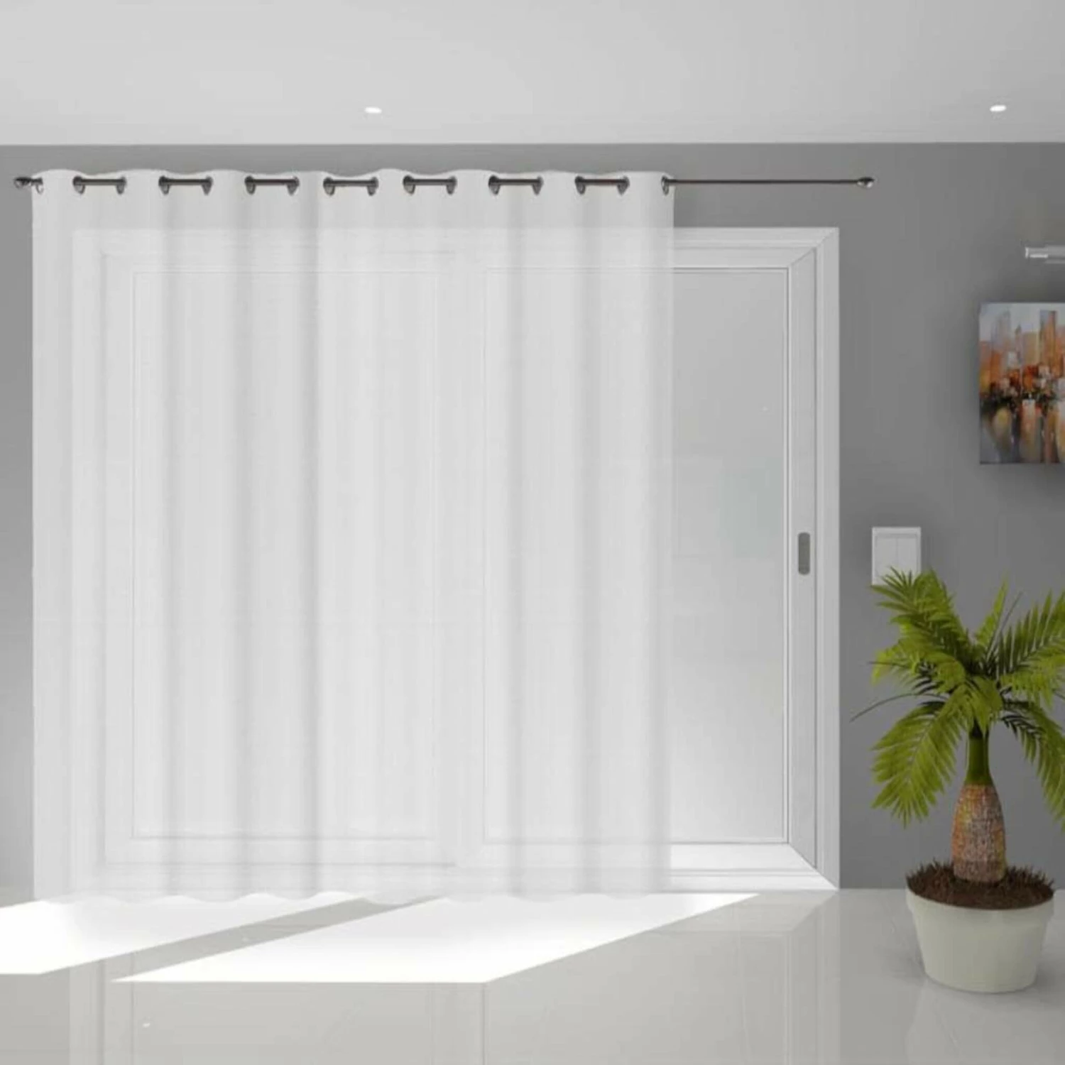 Voilage à œillets Noémie 280x250 4 Voilage à œillets Noémie 280x250 – Image 2