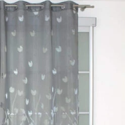 Voilage Tulipe Gris 140x240
