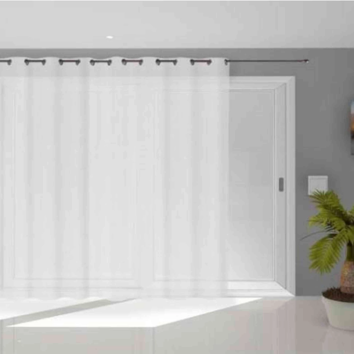 Voilage à œillets Dolly Blanc 4 Voilage à œillets Dolly Blanc – Image 2