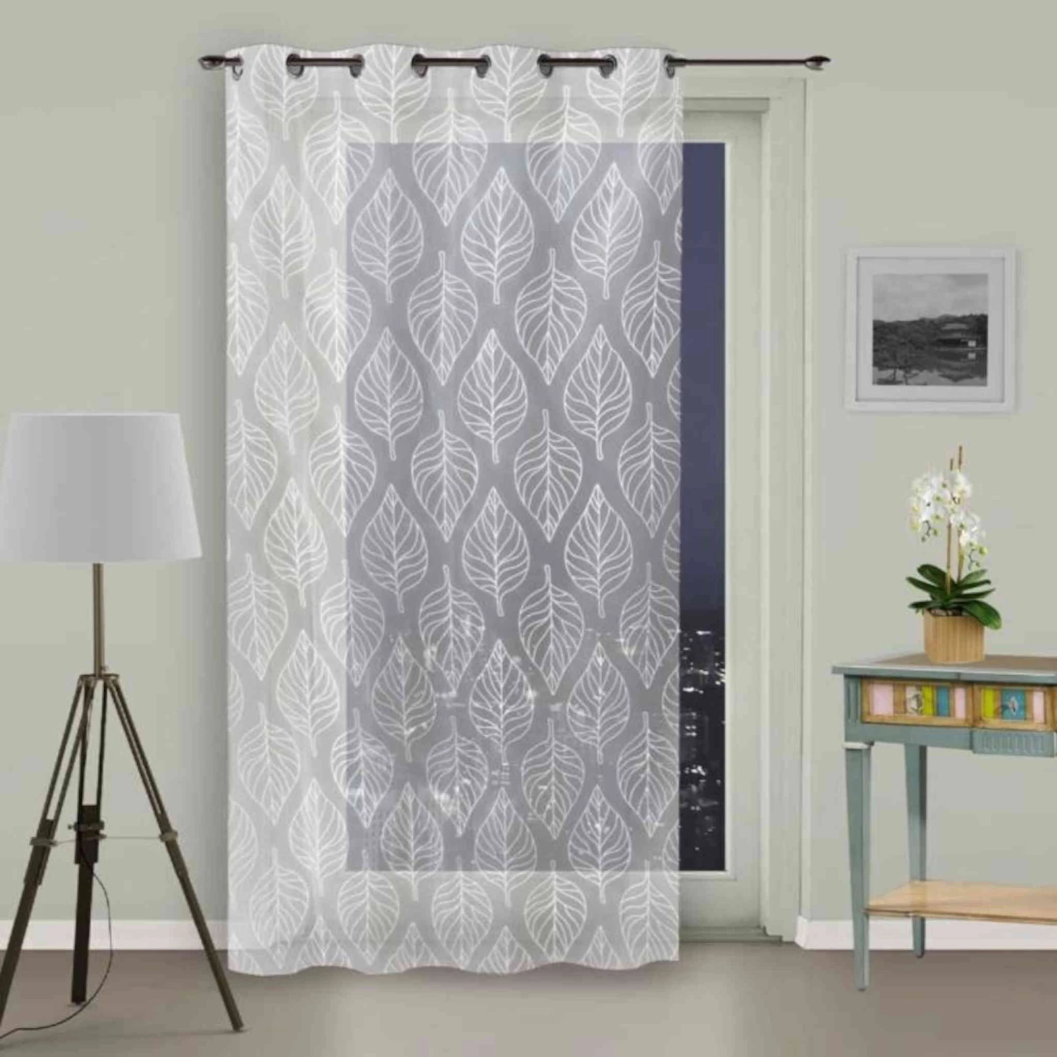 Voilage à œillets Maud 135x250 Cm 3 Voilage à œillets Maud 135x250 Cm