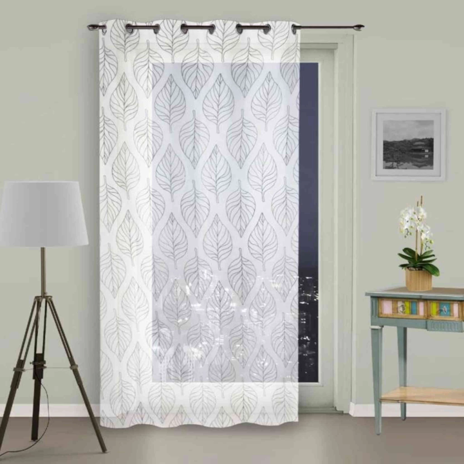 Voilage à œillets Maud 135x250 Cm 4 Voilage à œillets Maud 135x250 Cm – Image 2