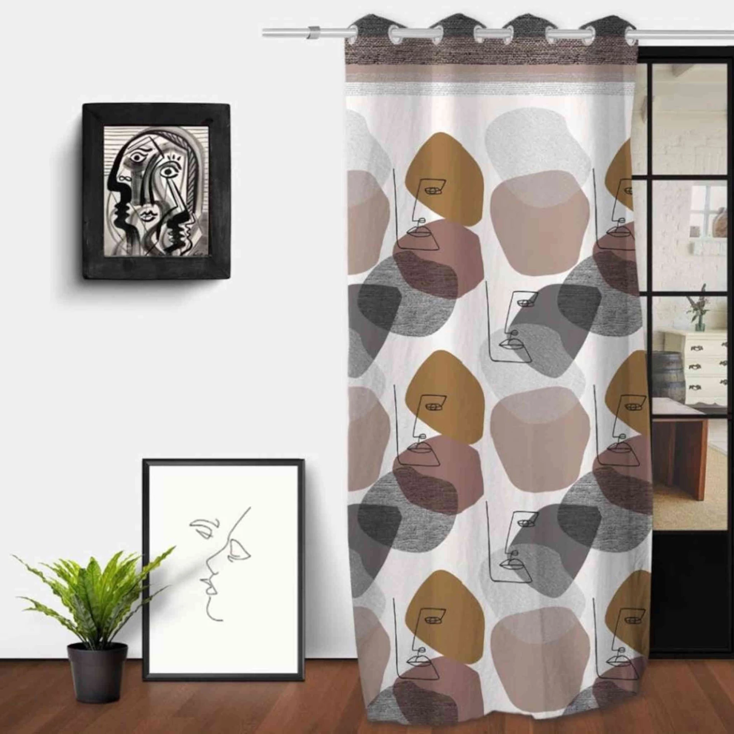 Voilage à œillets Modern 135x250 Cm 3 Voilage à œillets Modern 135x250 Cm