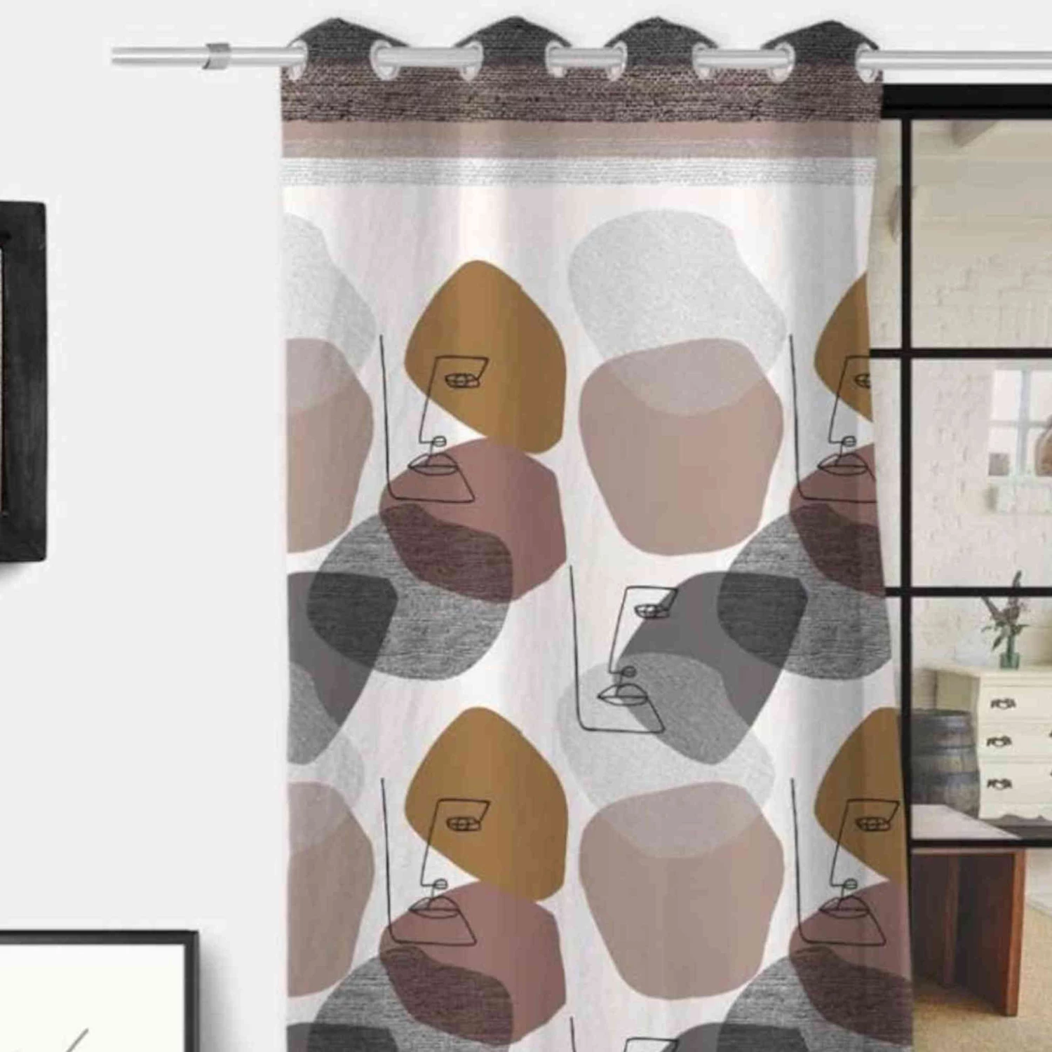 Voilage à œillets Modern 135x250 Cm 4 Voilage à œillets Modern 135x250 Cm – Image 2