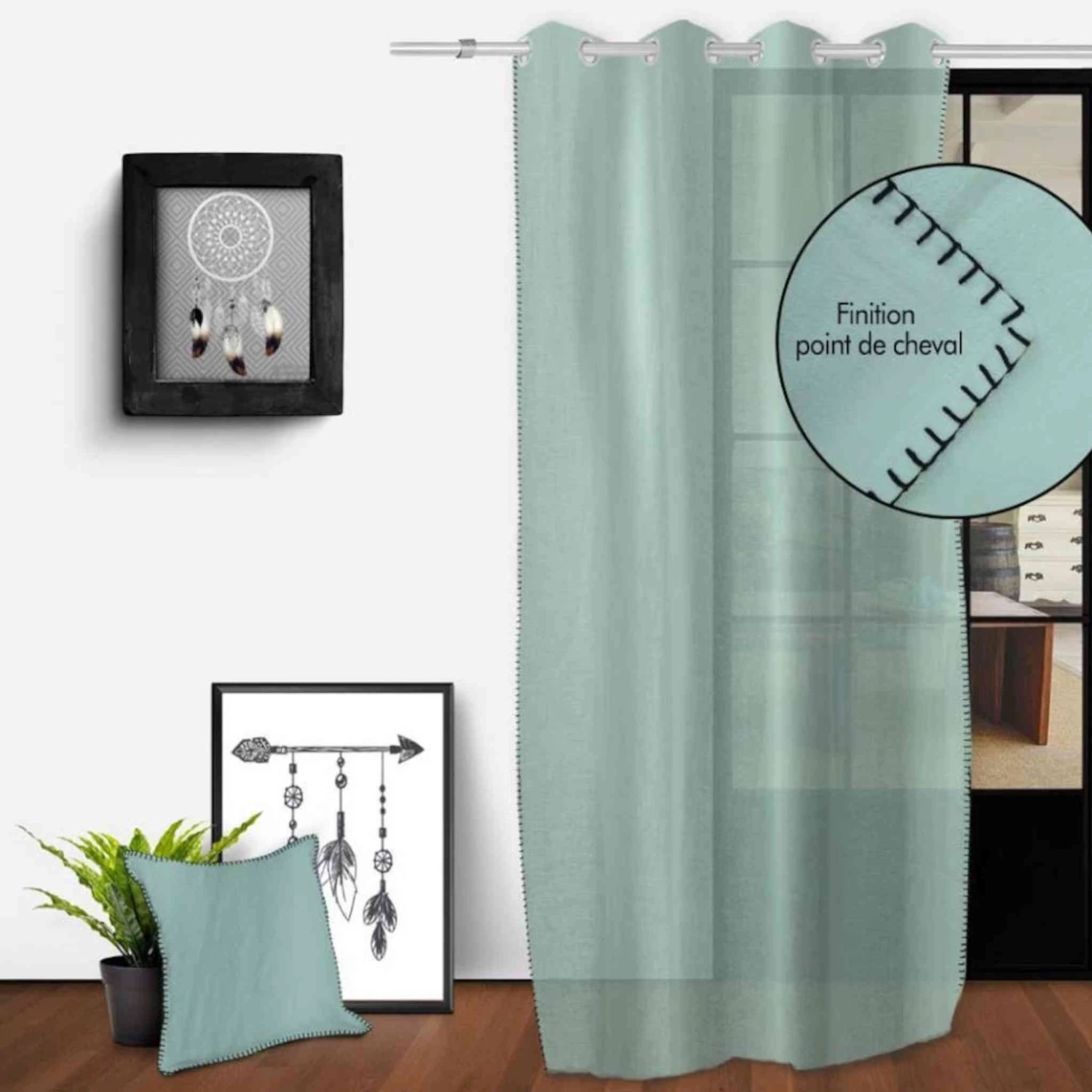 Voilage à œillets Spirit 135x250 Cm 6 Voilage à œillets Spirit 135x250 Cm – Image 4