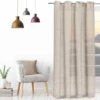 Voilage à œillets Velvet 135x250 Cm 1 Voilage à œillets Velvet 135x250 Cm -Doublures De Lit Soldes 2024 voile velvet naturel 1