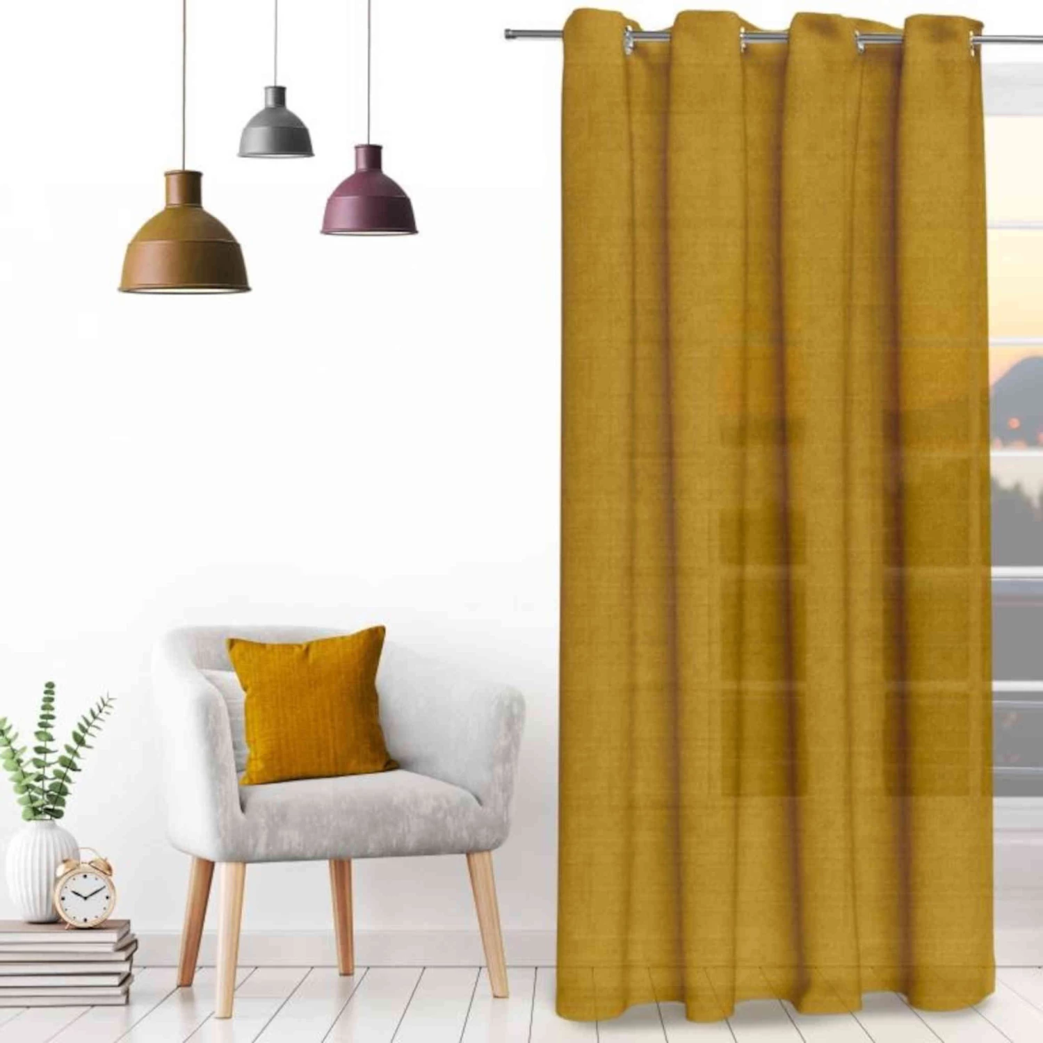 Voilage à œillets Velvet 135x250 Cm 6 Voilage à œillets Velvet 135x250 Cm – Image 4