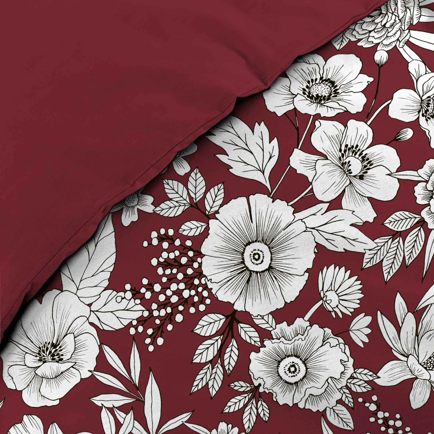 Parure De Lit Milady Bordeaux 4 Parure De Lit Milady Bordeaux – Image 2