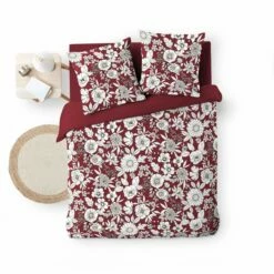 Parure De Lit Milady Bordeaux 11 Parure De Lit Milady Bordeaux -Doublures De Lit Soldes 2024 w14l3c00000001882 3 dessus fond blanc
