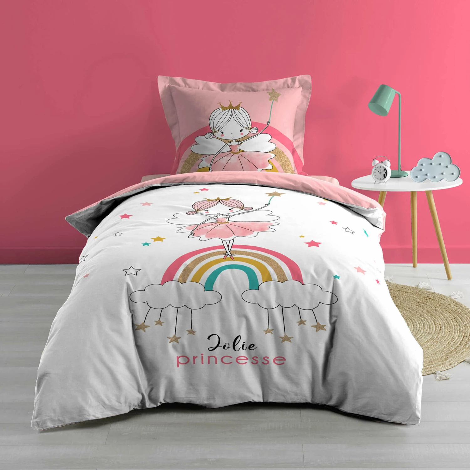 Parure De Lit Enfant Arc En Ciel 140x200 3 Parure De Lit Enfant Arc En Ciel 140x200
