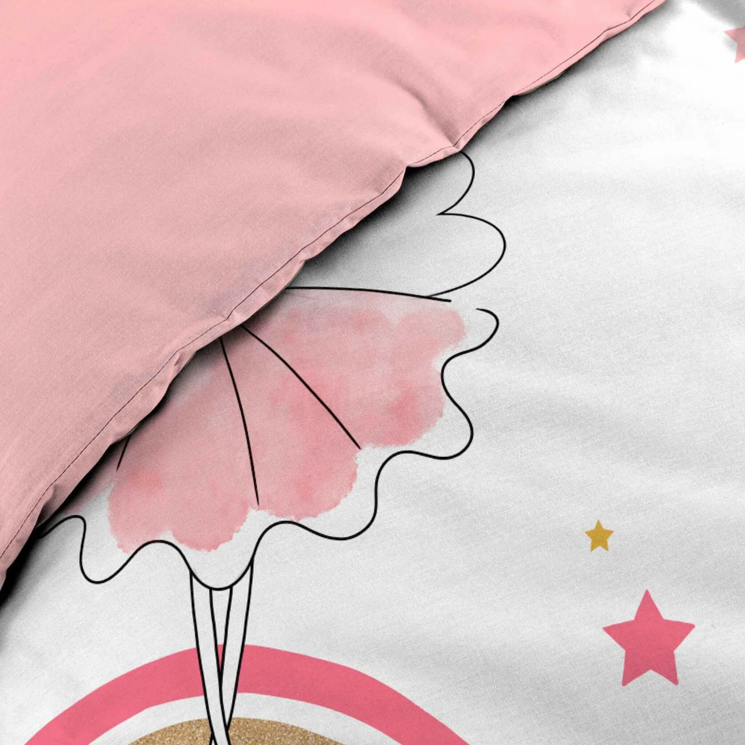 Parure De Lit Enfant Arc En Ciel 140x200 4 Parure De Lit Enfant Arc En Ciel 140x200 – Image 2