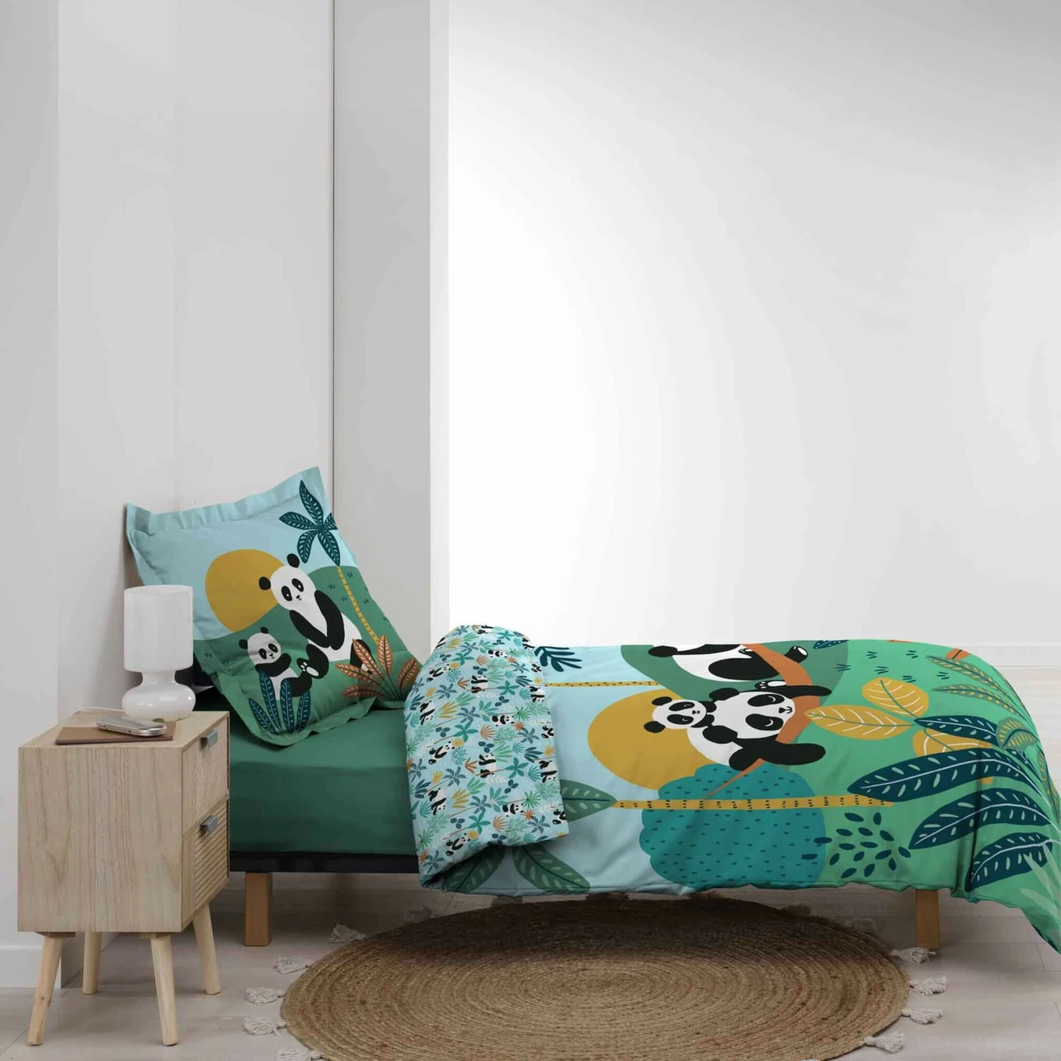 Parure De Lit Enfant Panda Life 140x200 6 Parure De Lit Enfant Panda Life 140x200 – Image 4