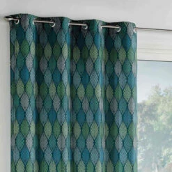 Rideau à œillets Winter Green 140x260 Cm 13 Rideau à œillets Winter Green 140x260 Cm -Doublures De Lit Soldes 2024 winter green bleu zoom 1