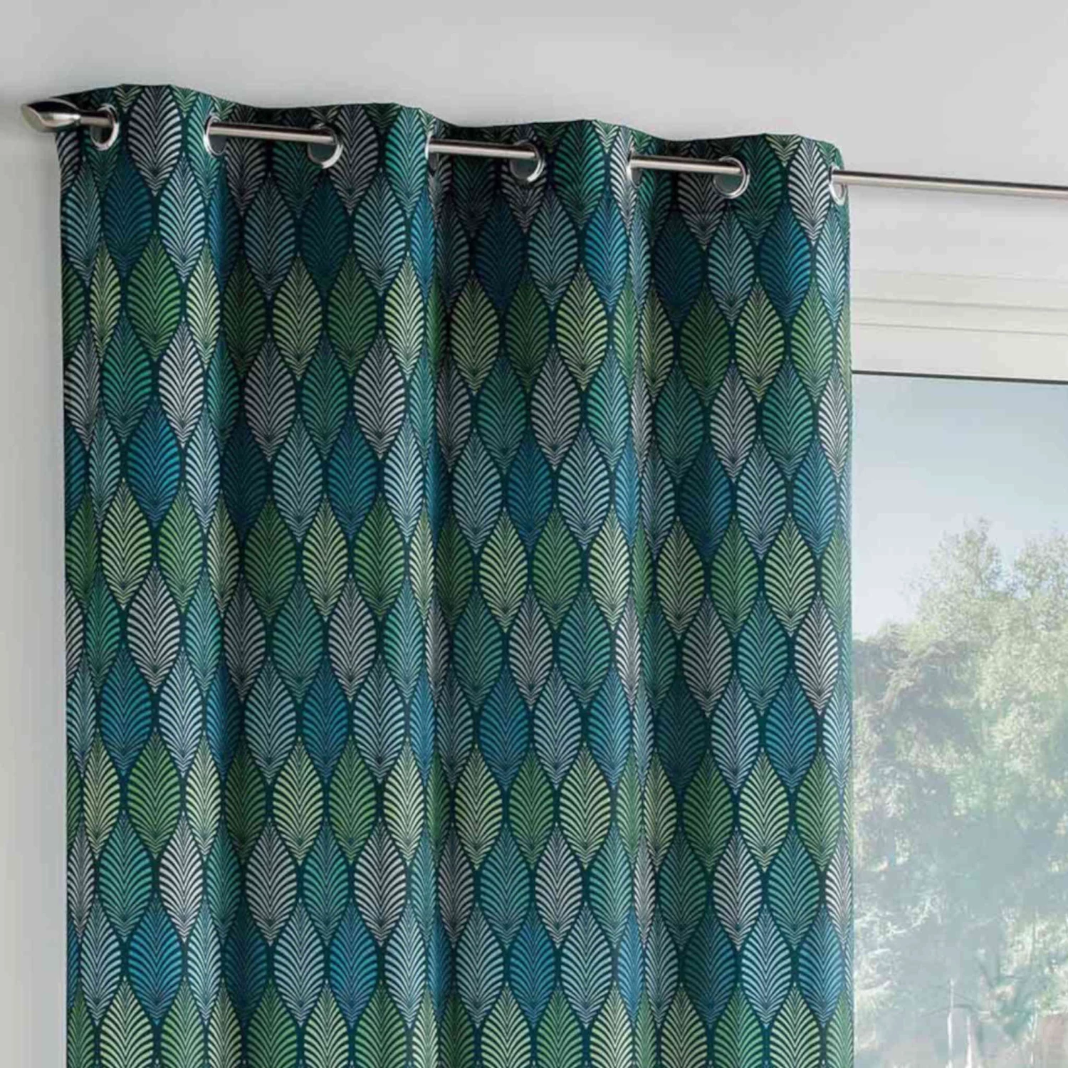 Rideau à œillets Winter Green 140x260 Cm 8 Rideau à œillets Winter Green 140x260 Cm – Image 6