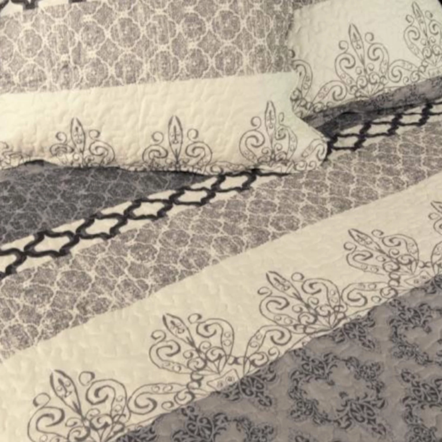 Couvre-lit Blois 240x220 Cm + 2 Taies D'oreillers 4 Couvre-lit Blois 240x220 Cm + 2 Taies D'oreillers – Image 2