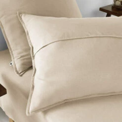 Lot De 2 Taies D'oreiller Flanelle Beige 8 Lot De 2 Taies D'oreiller Flanelle Beige -Doublures De Lit Soldes 2024 zoom to candice beige 1